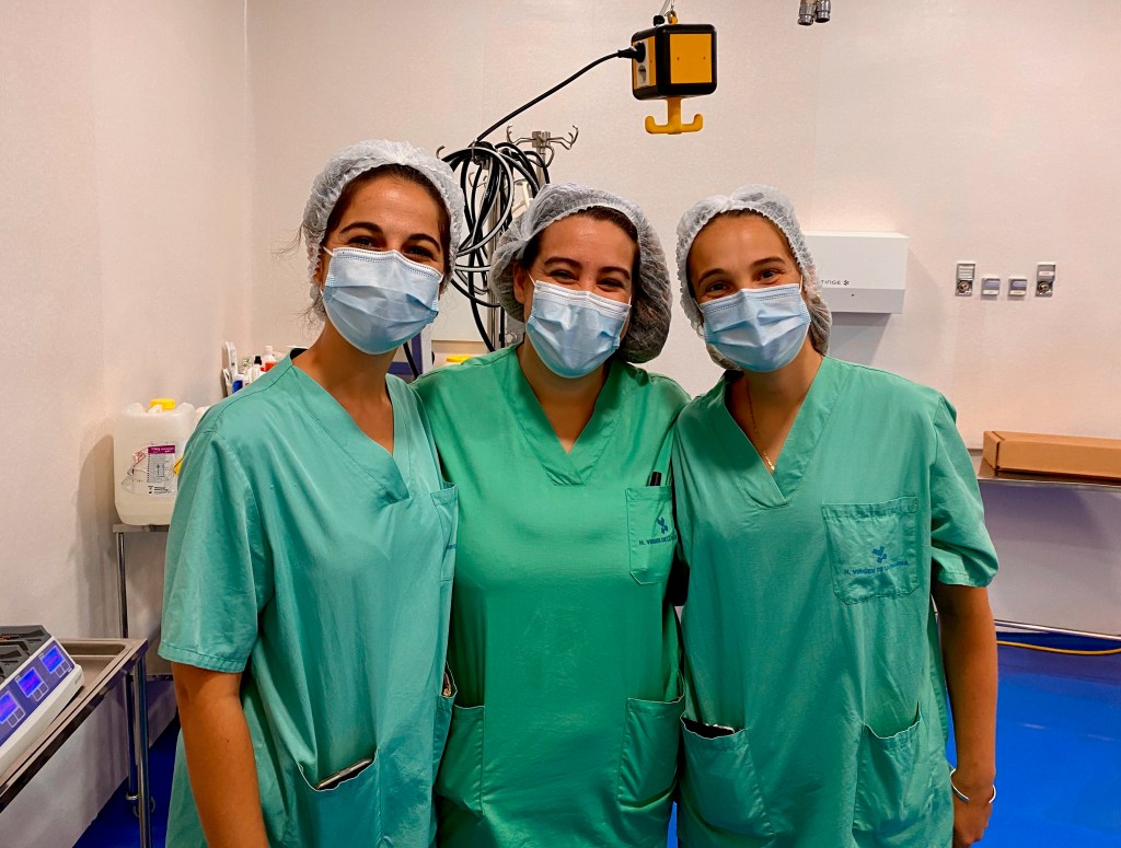 Nuestras instrumentistas.